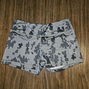 IAB MFG Booty Shorts Gray Camo Size 6 or Small